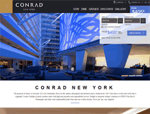 Tablet Screenshot of conradnewyork.com